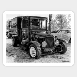 Vintage hot rod truck Sticker